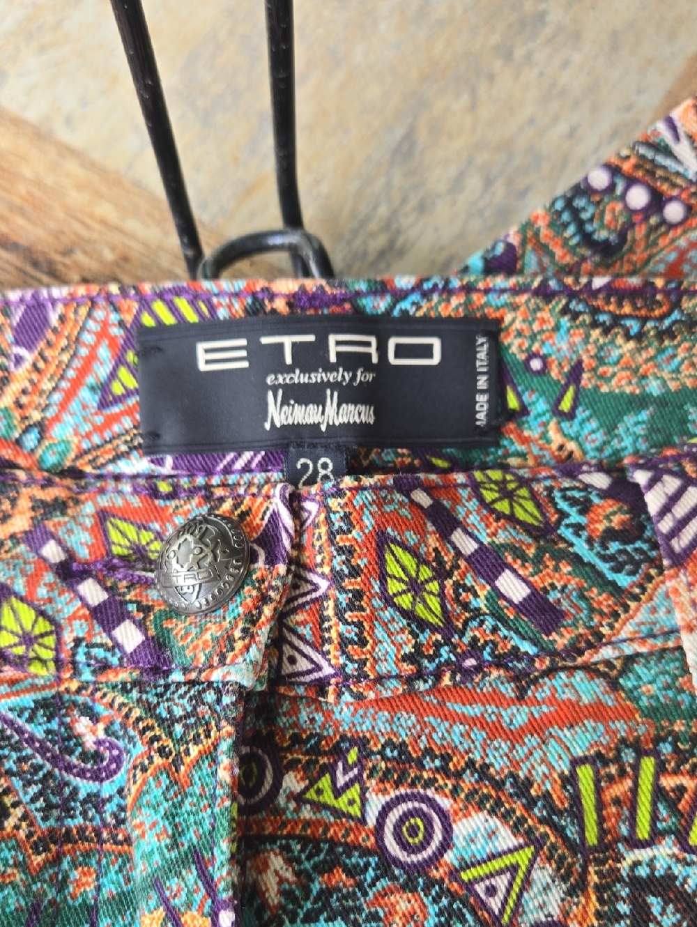 Etro Luxury Paisley Skinny Jeans-28 - Picture 5 of 17